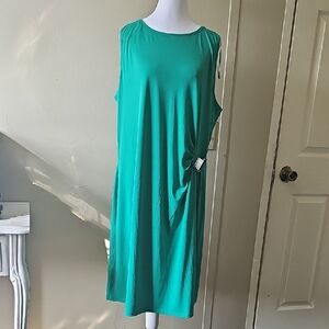 Michael Kors Vibrant Green Midi Dress